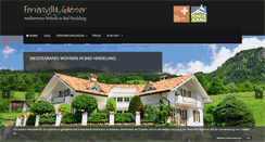 Desktop Screenshot of ferienvilla-gaisser.de