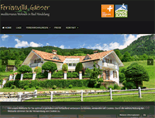 Tablet Screenshot of ferienvilla-gaisser.de